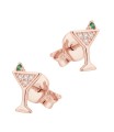 Party Cocktail Silver Stud Earring STS-6940